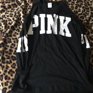 Cold shoulder black VS PINK TOP !